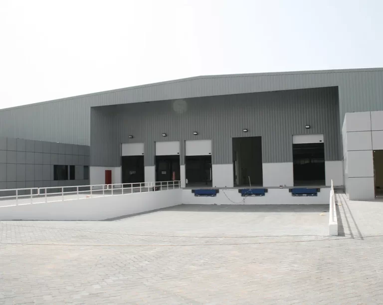 warehouse and office