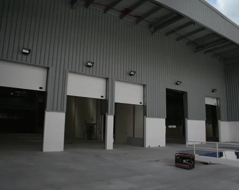 warehouse and office