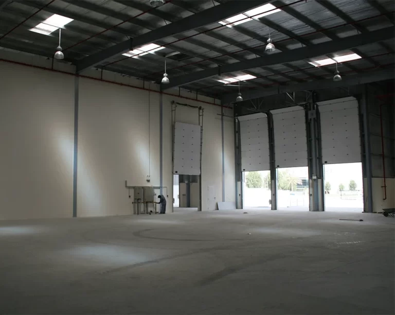 warehouse and office
