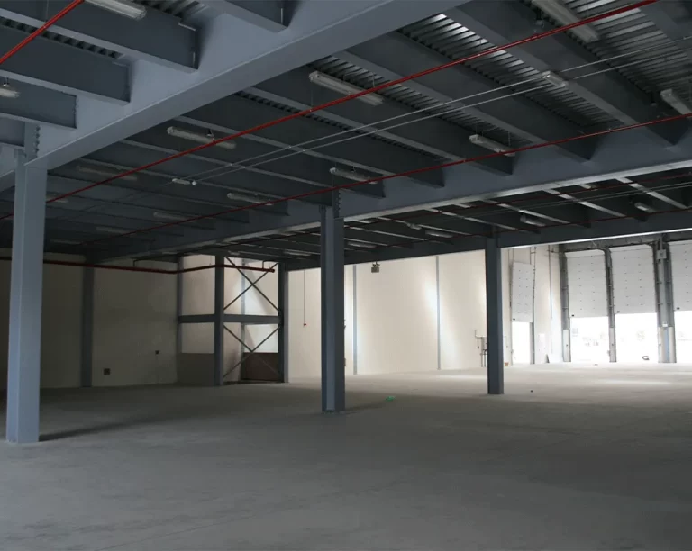 warehouse and office