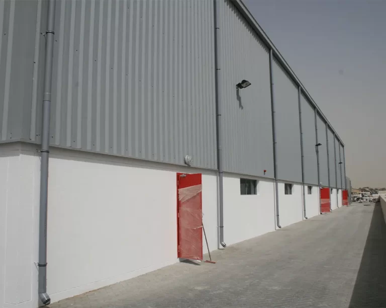warehouse and office