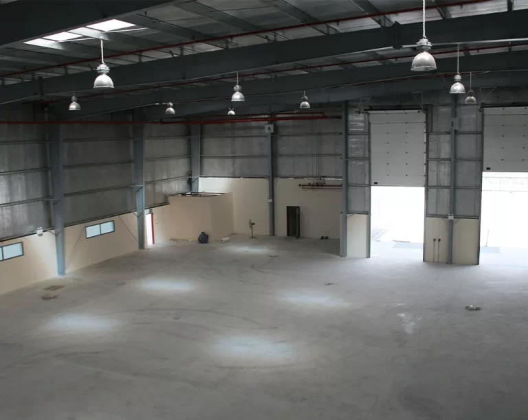 warehouse and office