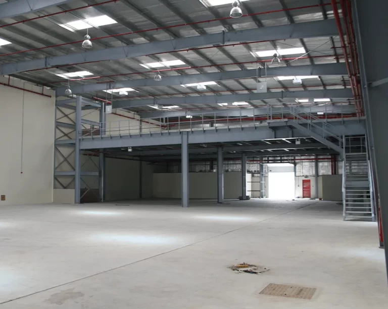 warehouse and office