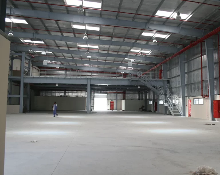 warehouse and office