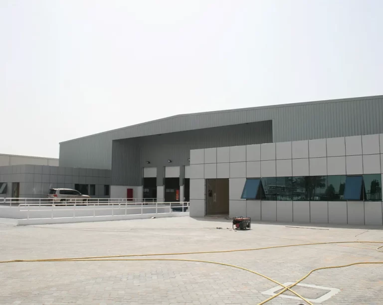 warehouse and office