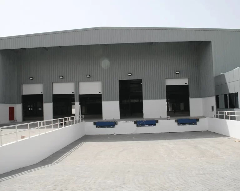 warehouse and office