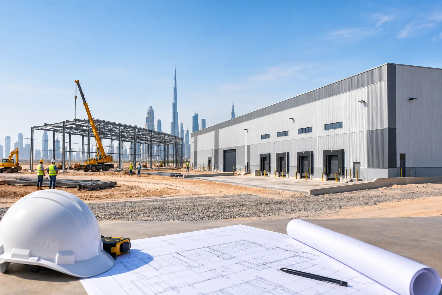 Industrial Warehouse Construction in Dubai Cost, Timeline & Construction Process