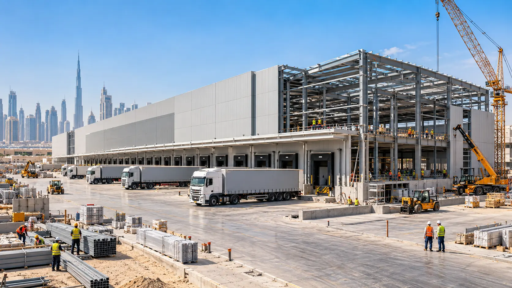 Logistics Facility Construction in Dubai